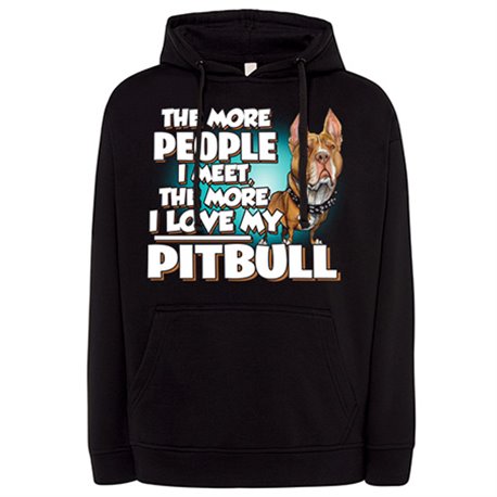Sudadera I love my Pitbull raza perro