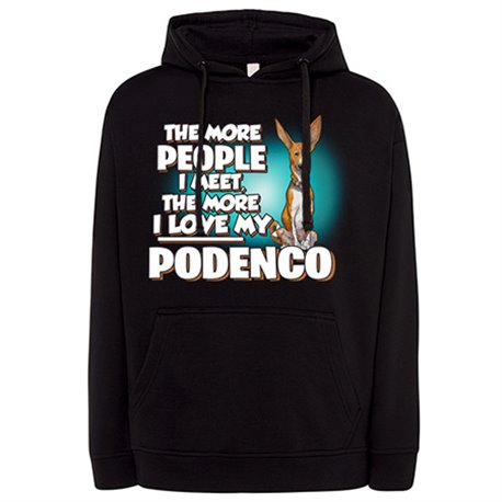 Sudadera I love my Podenco raza perro