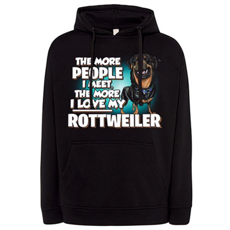 Sudadera I love my Rottweiler raza perro