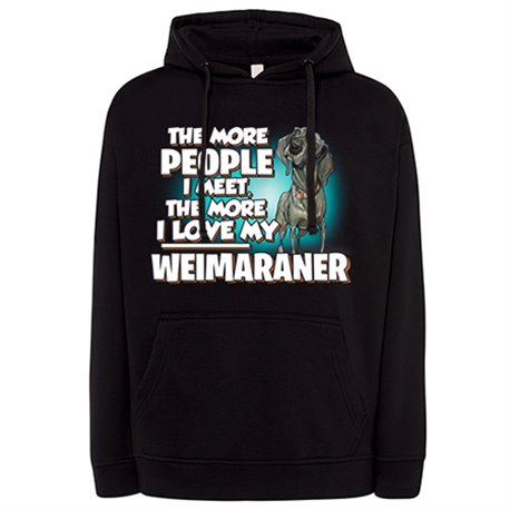 Sudadera I love my Weimaraner mascota raza perro
