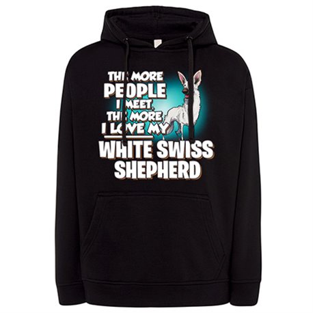Sudadera I love my White Swiss Shepherd raza perro