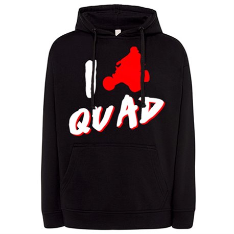 Sudadera I Love Quad silueta