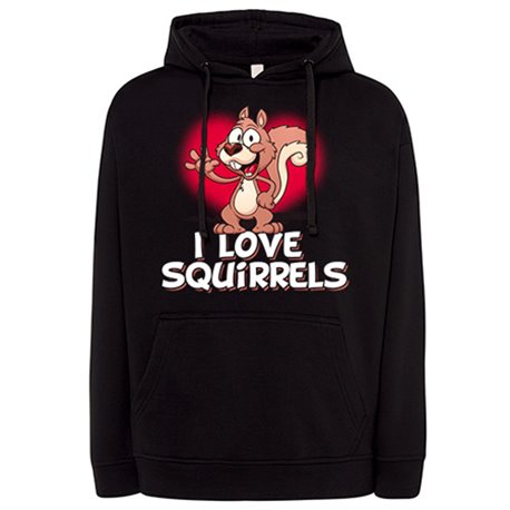 Sudadera I Love Squirrels me encantan las ardillas