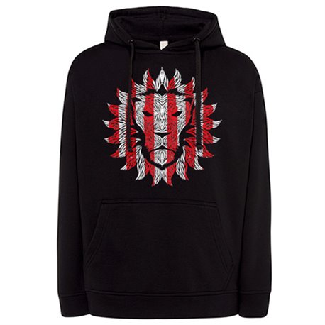 Sudadera ilustración de león con los colores del Athletic