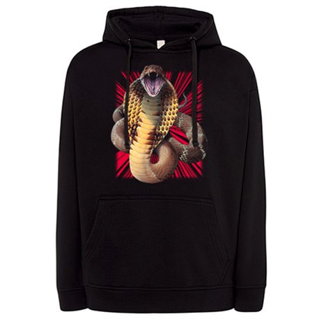 Sudadera ilustración de serpiente salvaje
