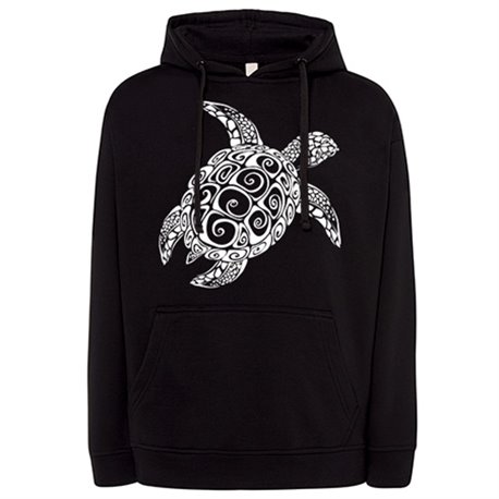 Sudadera ilustración de tortuga tribal maori