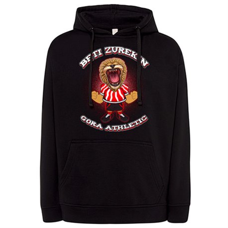 Sudadera ilustración león rugiendo Beti zurekin Athletic
