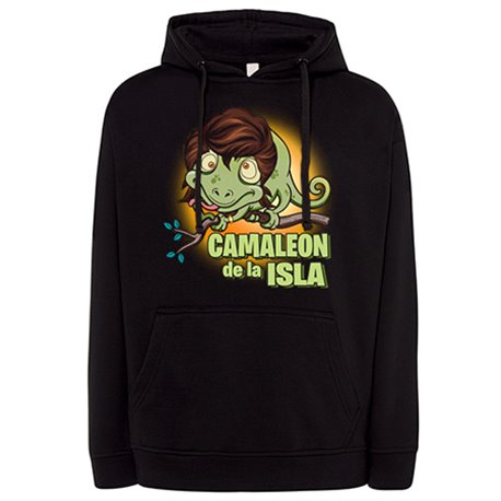 Sudadera ilustración parodia divertida de un camaleón de la isla