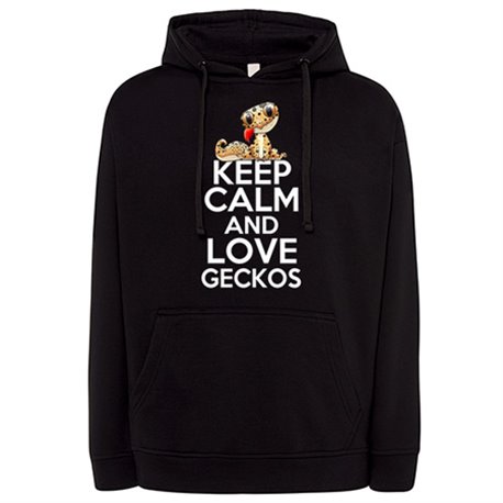 Sudadera keep calm and love geckos