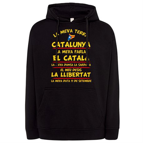 Sudadera La meva terra Catalunya