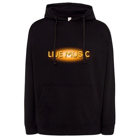 Sudadera Live Music cartel