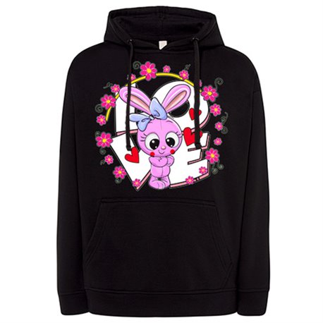 Sudadera Love conejita amorosa