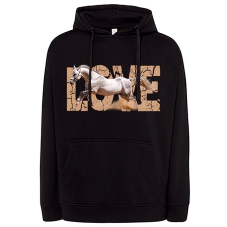 Sudadera Love Horses me gustan los caballos