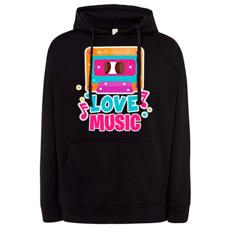 Sudadera Love Music casete