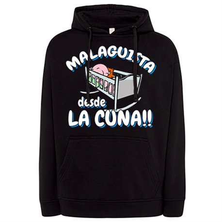 Sudadera Malaguista desde la cuna para aficionado al fútbol
