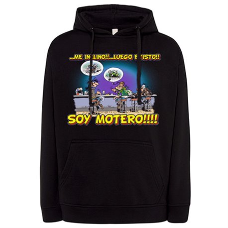 Sudadera me inclino luego existo soy motero