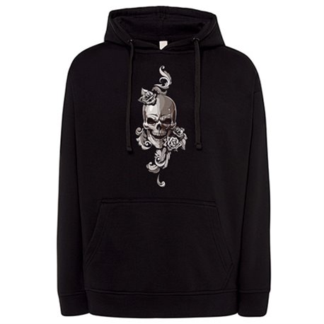 Sudadera motero Calavera And Roses