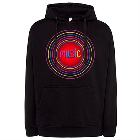 Sudadera Music disco antiguo