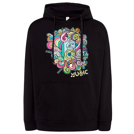 Sudadera música por los altavoces