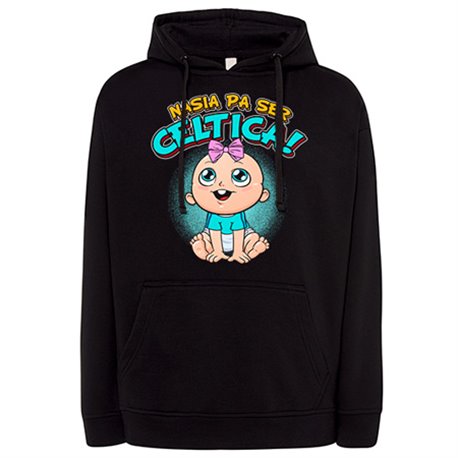 Sudadera nacida para ser Céltica para aficionada al fútbol de Vigo