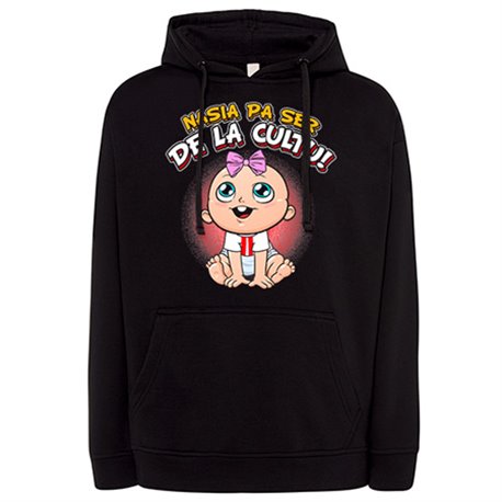 Sudadera nacida para ser de la Cultu para aficionada al fútbol