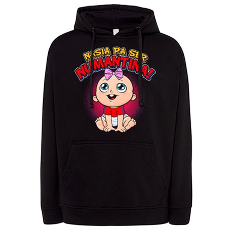 Sudadera nacida para ser Numantina para aficionada al fútbol de Soria