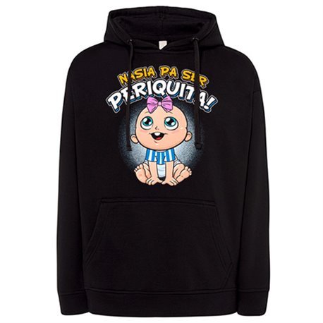 Sudadera nacida para ser Periquita aficionada al fútbol