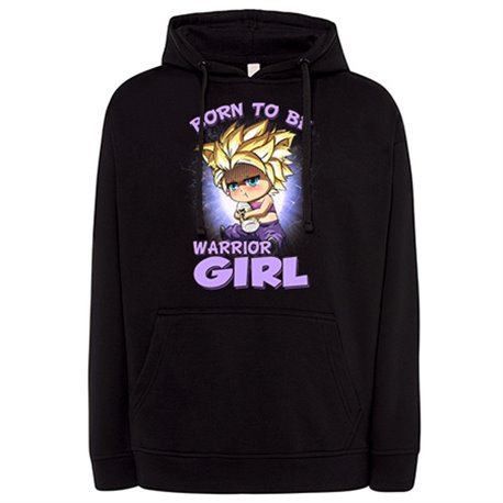 Sudadera nacida para ser super guerrera