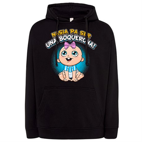 Sudadera nacida para ser una Boquerona para aficionada al fútbol de Málaga