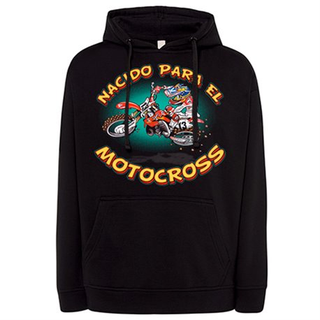 Sudadera nacido para el Motocross