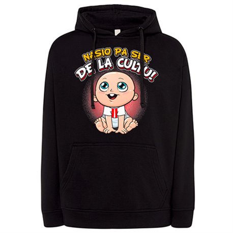 Sudadera nacido para ser de la Cultu para aficionado al fútbol