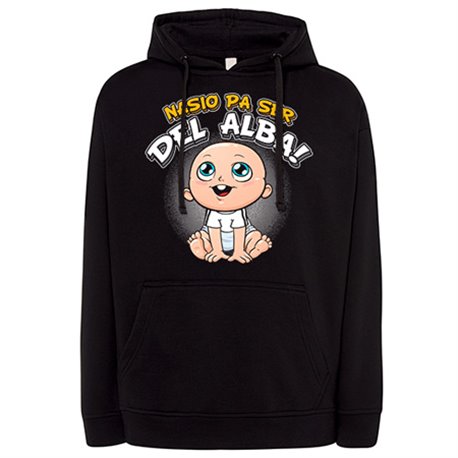 Sudadera nacido para ser del Alba para aficionado al fútbol de Albacete