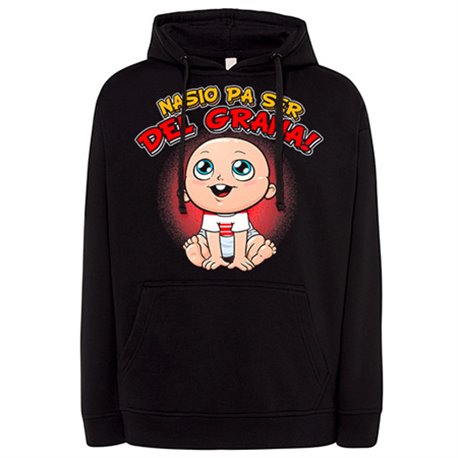 Sudadera nacido para ser del Graná para aficionado al fútbol de Granada
