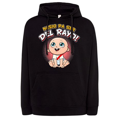 Sudadera nacido para ser del Rayo para aficionado al fútbol de Vallecas