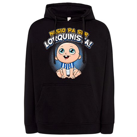 Sudadera nacido para ser Lorquinista para aficionado al fútbol de Lorca