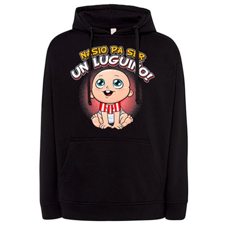 Sudadera nacido para ser Luguiño para aficionado al fútbol de Lugo
