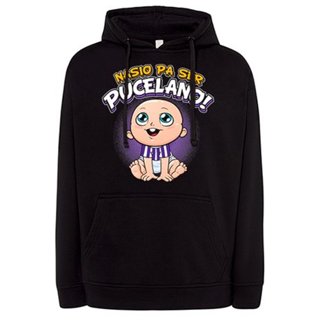 Sudadera nacido para ser Pucelano para aficionado al fútbol de Valladolid