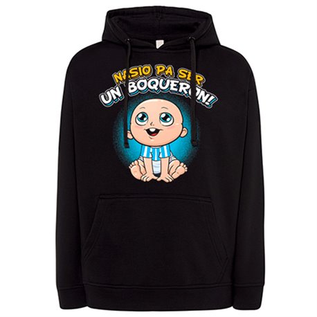 Sudadera nacido para ser un Boquerón para aficionado al fútbol de Málaga