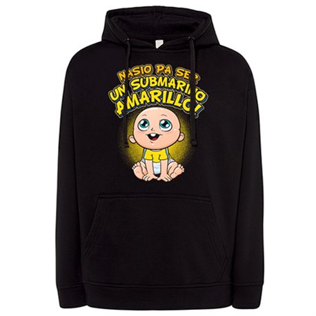 Sudadera nacido para ser un submarino amarillo para aficionado al fútbol de Villarreal