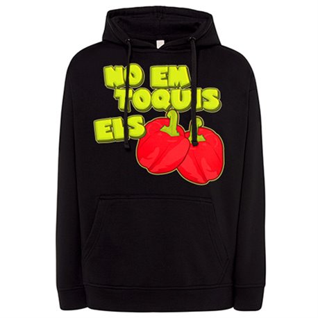 Sudadera No em toquis els pebrots