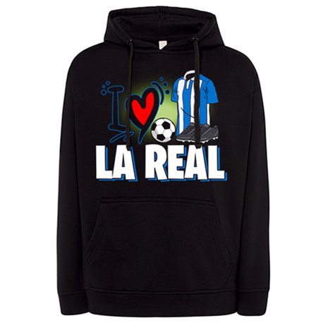 Sudadera para enamorado de su equipo de fútbol de la real