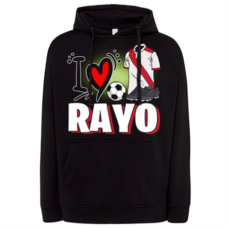 Sudadera para enamorado de su equipo de fútbol del Rayo