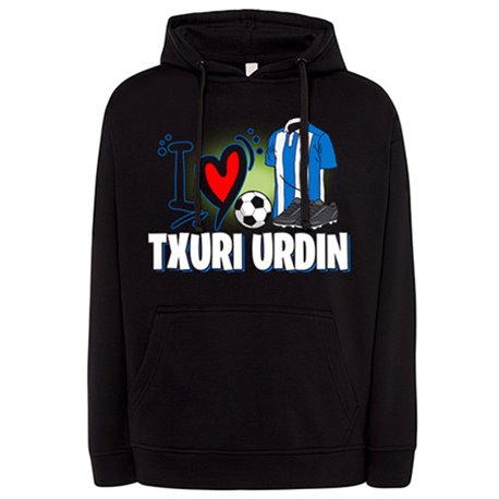 Sudadera para enamorado de su equipo de fútbol txuri urdin
