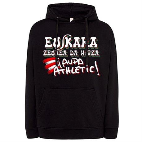 Sudadera para futboleros frase aupa athletic euskara zeurea da hitza