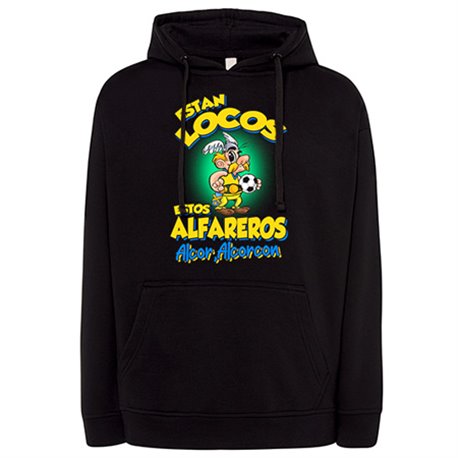 Sudadera parodia de Asteris para aficionados al fútbol de Alcorcón