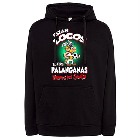 Sudadera parodia de Asteris para aficionados al fútbol de Sevilla
