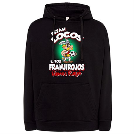 Sudadera parodia de Asteris para aficionados al fútbol del Rayo