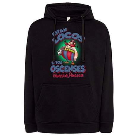 Sudadera parodia de Obelis para aficionados al fútbol de Huesca