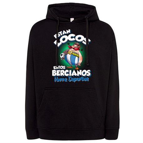Sudadera parodia de Obelis para bercianos aficionados al fútbol
