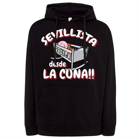 Sudadera Sevillista desde la cuna para aficionado al fútbol
